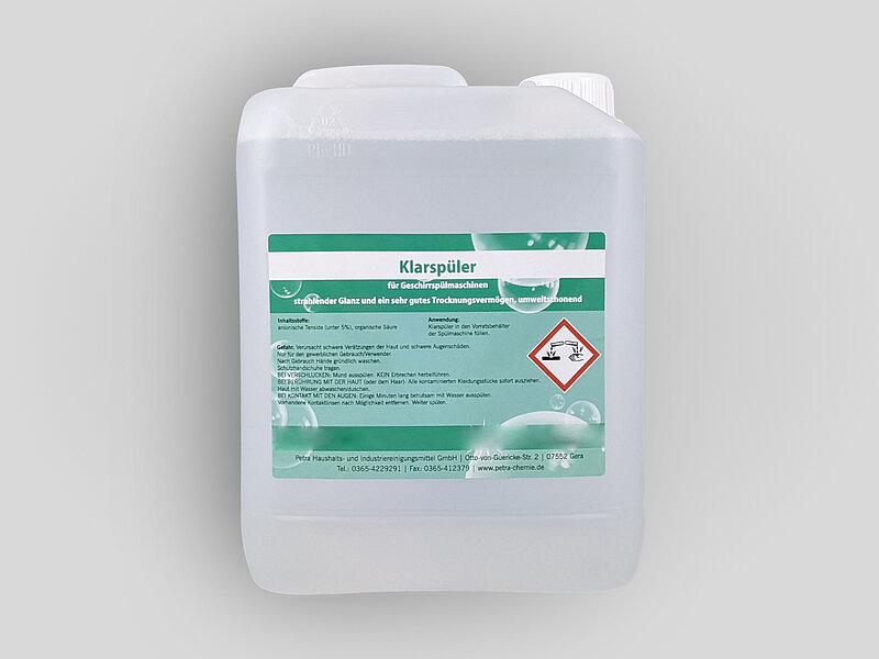 Klarspüler für Geschirrspülmaschinen (5L)